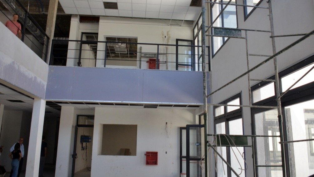 El Intendente supervisó el avance de la construcción del edificio del Conservatorio y el IPAT